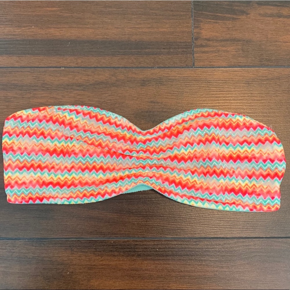 Victoria's Secret Pink Multicolor Chevron Lace Bandeau